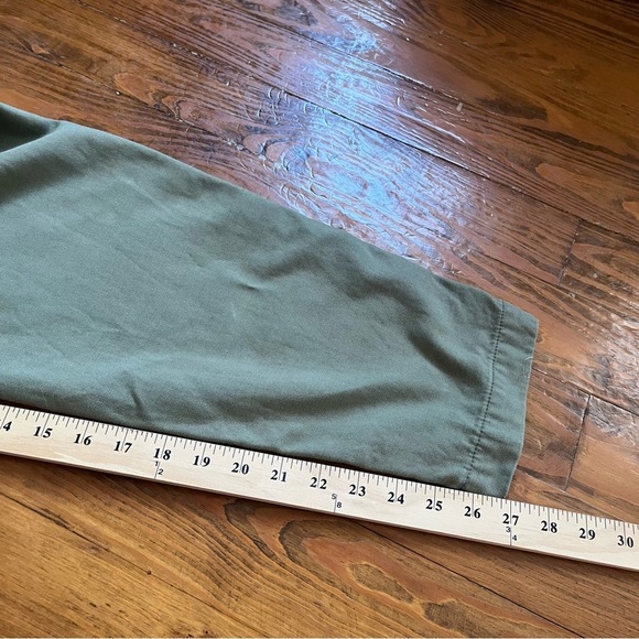 MADEWELL Dried Clover Green High Waisted Griff Tapered Fatigue Cargo Pants in 27 - Picture 15 of 16